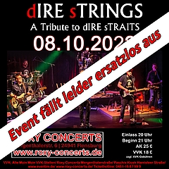 dIRE sTRINGS - A Tribute to dIRE sTRAITS – ABGESAGT!